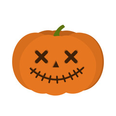 Halloween Emoticon Pumpkin