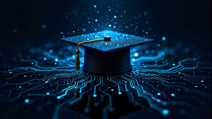 Graduation Cap with Digital Technology