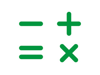 Obraz premium math icon