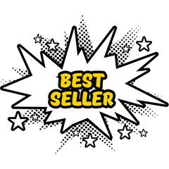 Best Seller Icon – PNG Label, Badge, or Post Design for Top-Rated Products