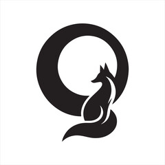 Eclipse fox vector silhouette clip art icon designs illustration. fox ion set collections.
