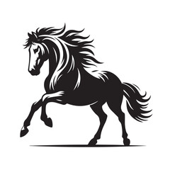 Horse Silhouette Logo Design