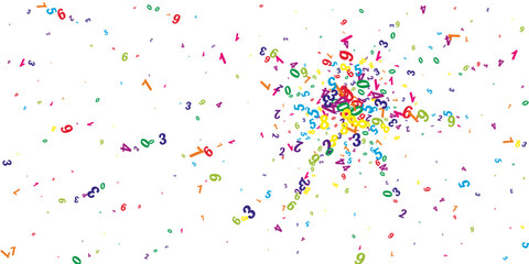 Concept of school background. Colorful childish