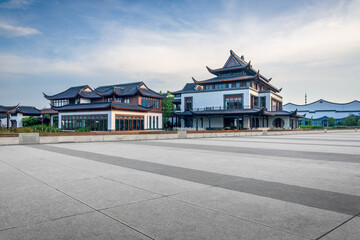Modern Interpretation of Traditional Asian Architecture Amidst Urban Landscape