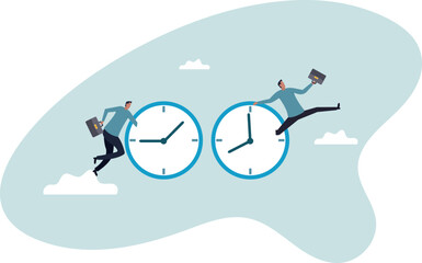 Time management or time travel to the future, time flied fast to work deadline,about a man and his life.