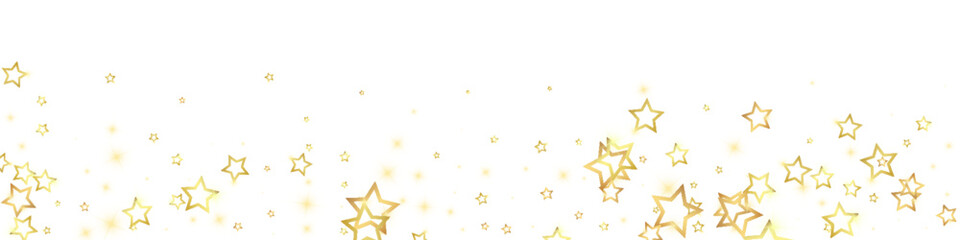 Christmas spirit. Scattered falling stars.