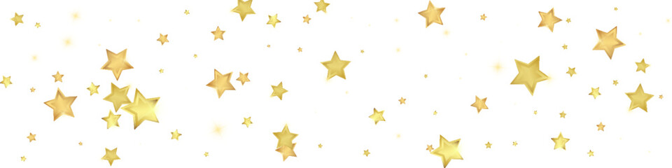 Magic stars vector overlay.  Gold stars scattered
