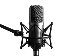 conic Vintage Microphone Symbol of Classic Radio Broadcasting