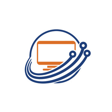 computer repair logo simple modern