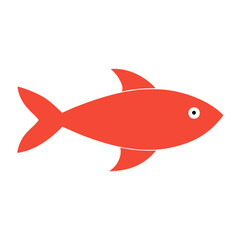 vector illustration of a fish