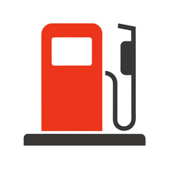 fuel station vector illustration