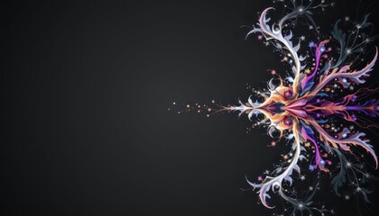 Colorful Abstract Explosion with Light and Motion