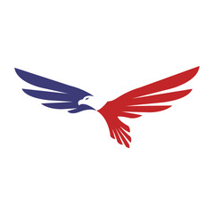 eagle abstract logo modern style