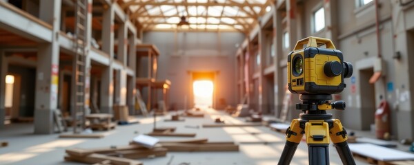 Under Construction Interior with Natural Light