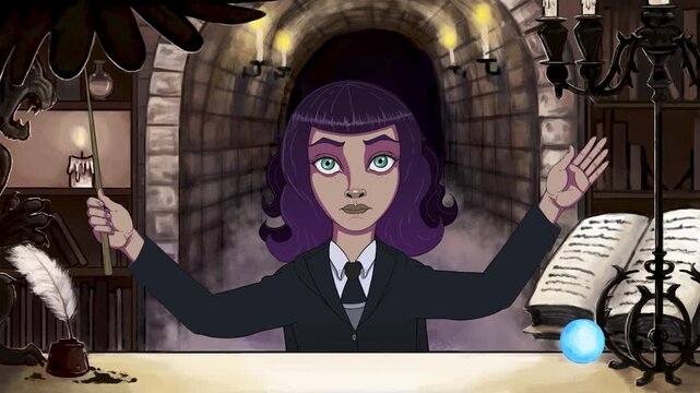 Talking Female Magician Magic Wand