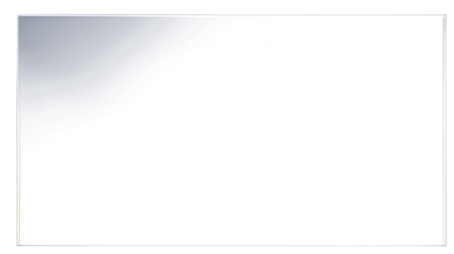 Realistic Transparent Glass, Window, Screen or Acrylic Panel with Glossy Finish and Light Reflections on Transparent Background	