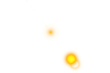 Guiding lights on a night s stage warm golden memories on transparent background