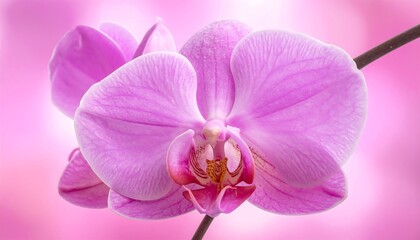 Obraz premium Close-up pink orchid