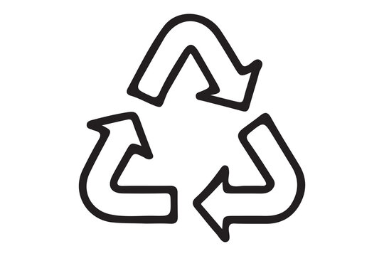 segregacja odpad&oacute;w on white background    