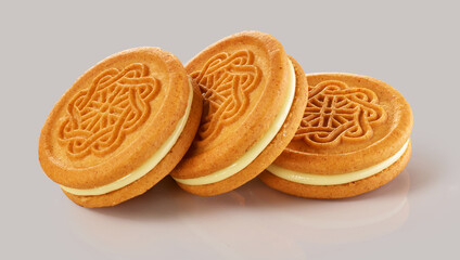 Spekulatius Doppelkekse, Kekse, Backwaren, Biskuit