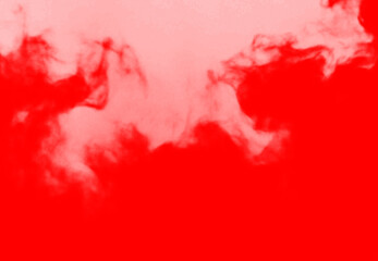 red smoke cloud fog dust isolated on transparent background. Colorful smoke smog misty fog steam explosion special effect. Smoke texture for Compositing, covering, overlay, design elements, PNG