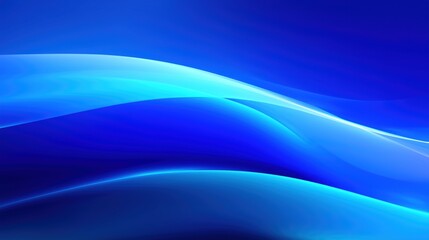 Obraz premium Sleek Blue Abstract Wave Background for Modern Design Projects