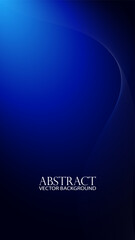Abstract vector background with dark blue gradient and flowing, subtle wavy lines. Ideal for technology, corporate, or futuristic design concepts, providing ample copy space