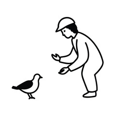 Silhouette of a person wearing a cap enjoying a peaceful moment outdoors