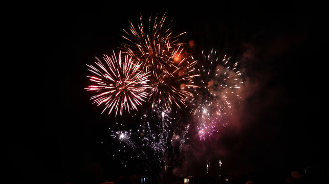 Bonfire night fireworks allotment glowing Guy Fawkes celebration