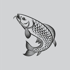 Decorative Arowana Fish Artwork
