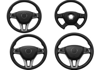 Pink Flamingo: Elegant Avian Silhouette Against Black Background isolated on transparent background