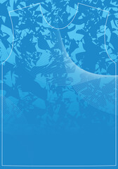 Soccer jersey design for sublimation sport t shirt background pattern design	