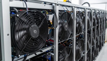 High-performance cooling system designed for crypto mining