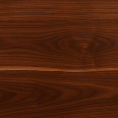 Fototapeta premium Seamless Polished Walnut Wood Surface Texture | Natural Timber Background