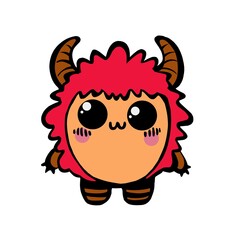 Little Monster Cute red 