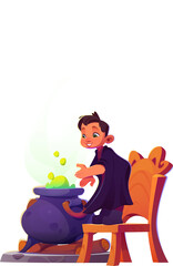 Wizard Brewing Potion