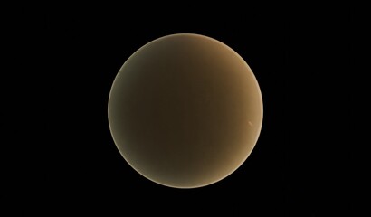 Mysterious Spherical Object in Deep Space.