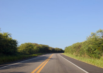 road in the countryside