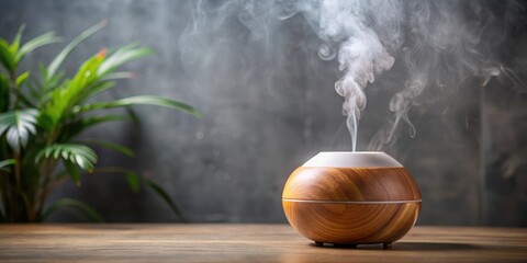 Aromatherapy essential oil diffuser foggy room