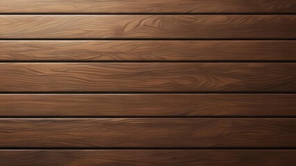 Obraz premium Dark Brown Wooden Planks Background with Horizontal Lines and Wood Grain.
