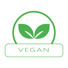 Vegan badge icon