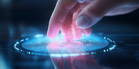 Fingerprint Sensor, Digital Authentication, Biometric Security

