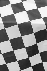 , Checkered Motion: Racing Flag Textile Pattern