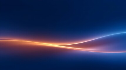 Golden Sapphire Horizon Gradient Background
