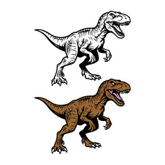 dinosaur vector illustration