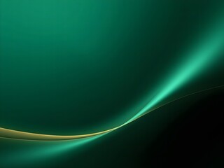 Smooth glowing gradient transitioning from deep emerald green to black obsidian with luminous golden edges, minimalist yet luxurious, perfect for branding, wallpapers, and premium digital design