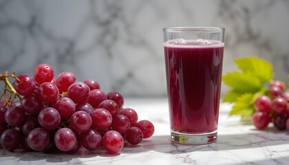 신선한 적포도로 만든 쥬스