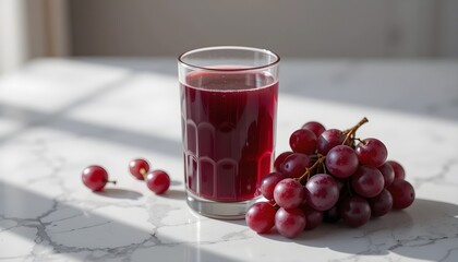 신선한 적포도로 만든 쥬스