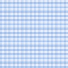 Light blue checkered pattern creating a soft and inviting background for various designs and crafts. Gingham textile.
