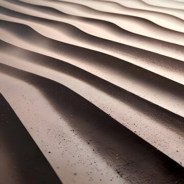 mooth raked soil with minimalist patterns